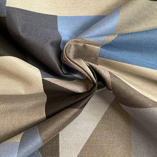 CF Stinson Modernist Lapiz Blue Upholstery Fabric Yardage
