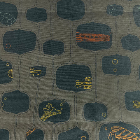 CF Stinson Supersillyness 20,000 Leagues Blue Upholstery Fabric