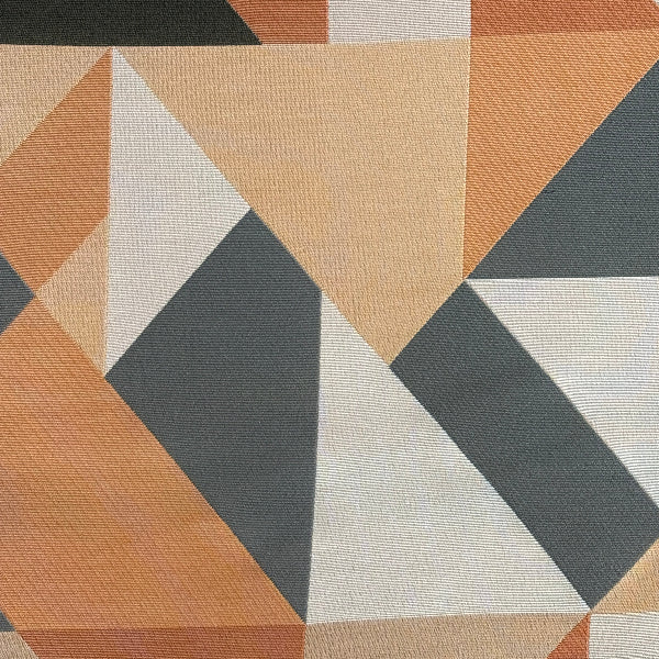 Carnegie Collage 5 Orange Upholstery Fabric