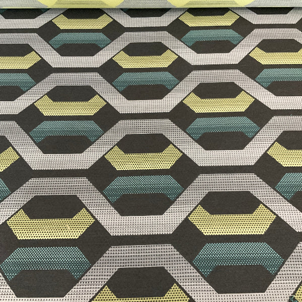 Carnegie Hive Color 25 Sunbrella Grey Upholstery Fabric