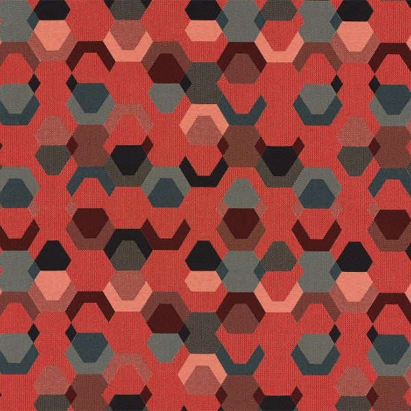 Carnegie Lexicon Color 5 Red Upholstery Fabric