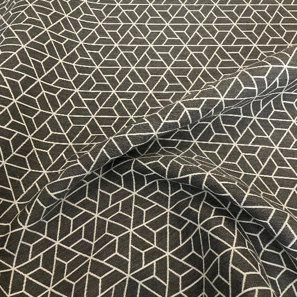 Carnegie Triad 35 Sunbrella Gray Upholstery Fabric