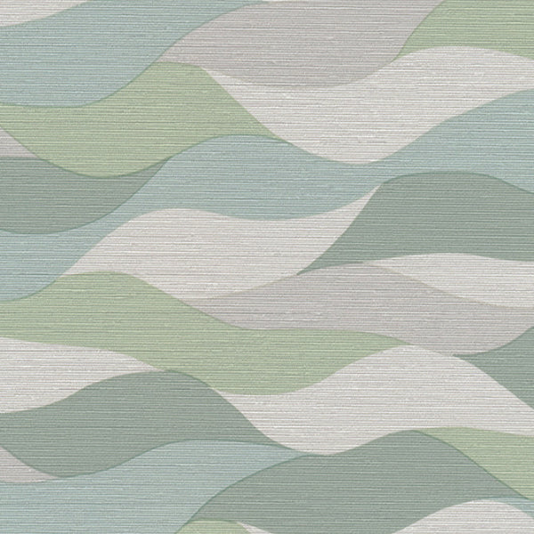 Fabric Remnant of Concertex Serene Lagoon Upholstery Vinyl