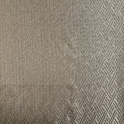 Cross Stitched Silver Upholstery Fabric