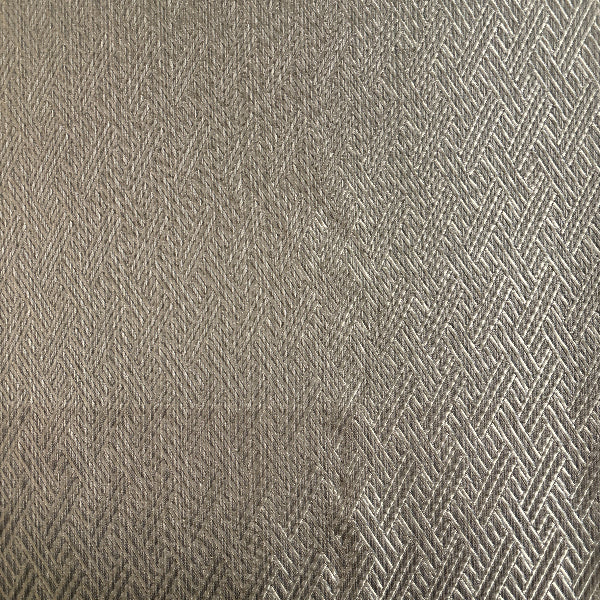 Cross Stitched Silver Upholstery Fabric