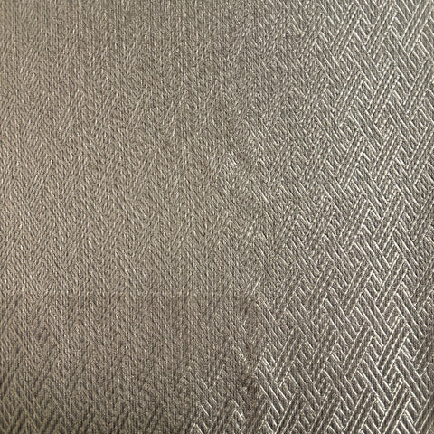 Cross Stitched Silver Upholstery Fabric