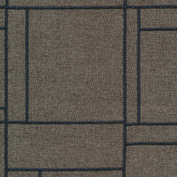 Remnant of Concertex Cubist Flint Upholstery Fabric