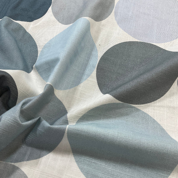 Mill Creek Retro Dot White Cotton Print Fabric