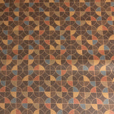Burch Full Circle Cinnabar Brown Upholstery Vinyl