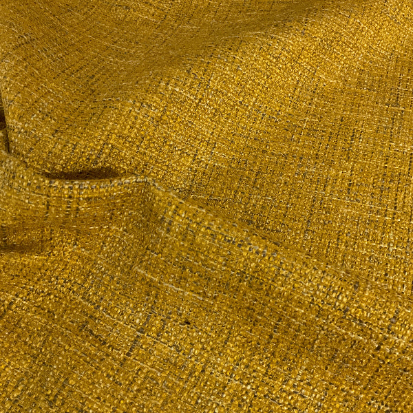 Knoll Diva Daffodil Textured Weave Yellow Upholstery Fabric