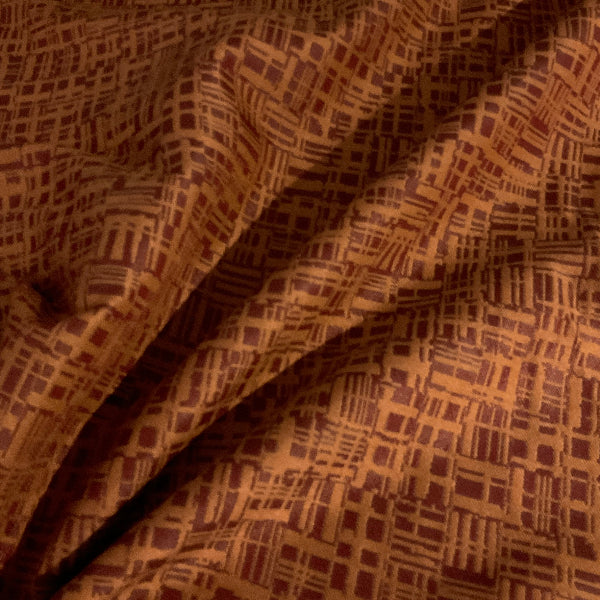Duvaltex Big City Barcelona Orange Upholstery Fabric