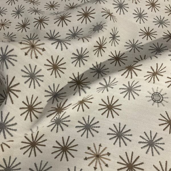 Mayer Spokes Quartz Outdoor Upholstery Fabric