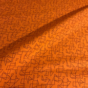 Designtex Draft Satsuma Orange Upholstery Fabric