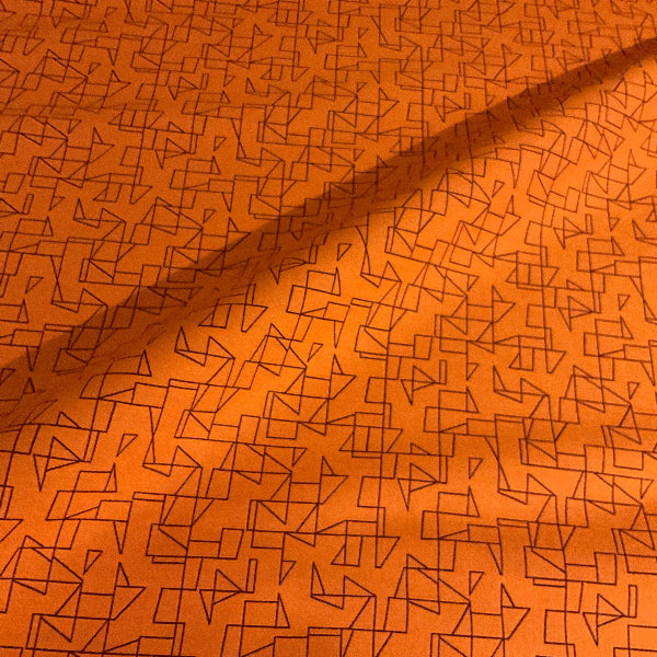 Designtex Draft Satsuma Orange Upholstery Fabric