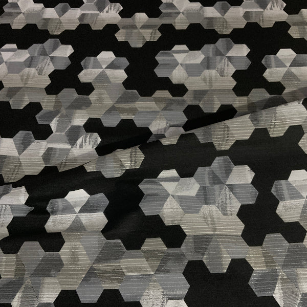 Designtex Ink Carbon Black Upholstery Fabric