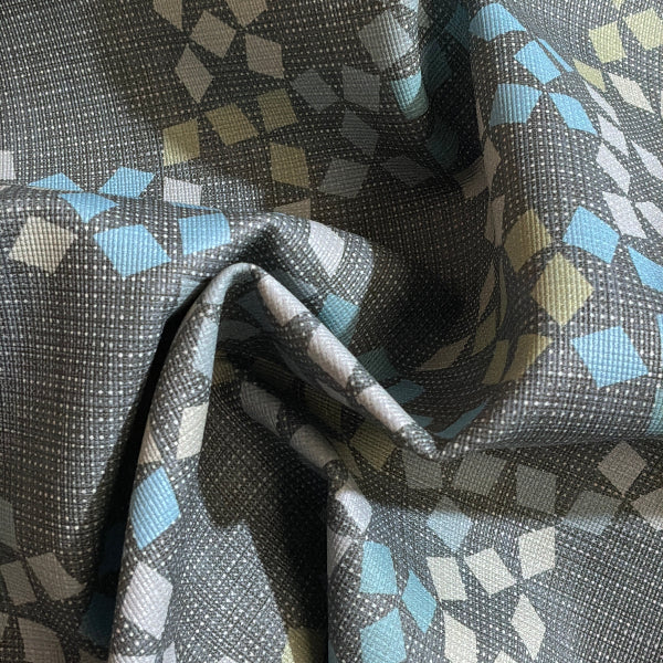 Designtex Interplay Charcoal Upholstery Vinyl Yardage