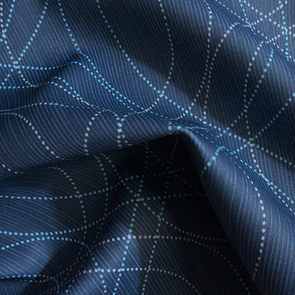 Designtex Keen Indigo Upholstery Vinyl Yardage