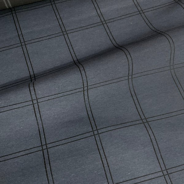 Designtex Measure Admiral Blue Upholstery Fabric