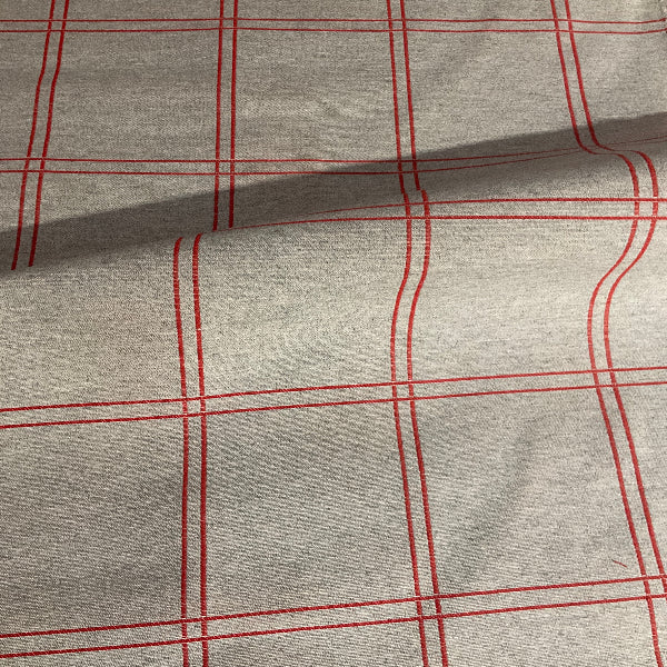 Designtex Measure Poppy Gray Upholstery Fabric