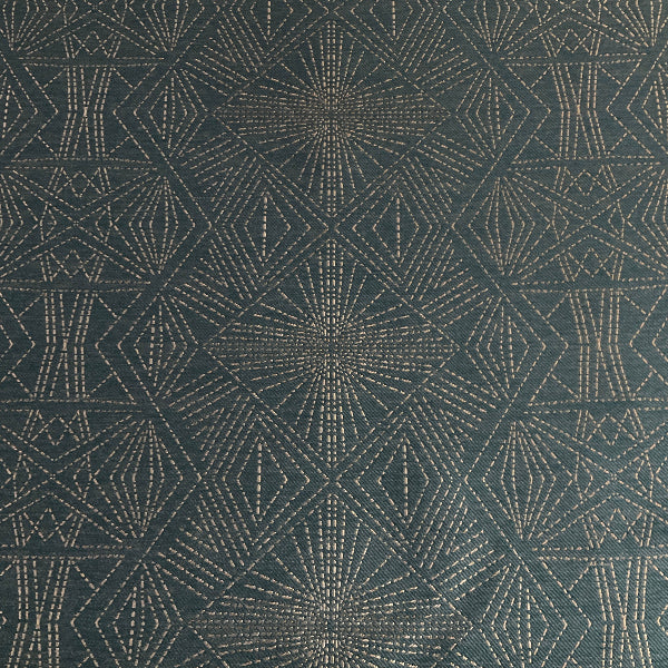 Designtex Starburst Dark Blue Green Upholstery Fabric