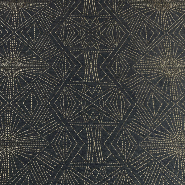 Designtex Starburst Dark Blue Wool Blend Upholstery Fabric