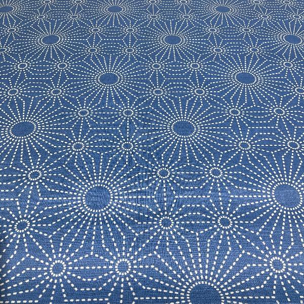 Designtex Stitch Indigo- Blue Upholstery Vinyl