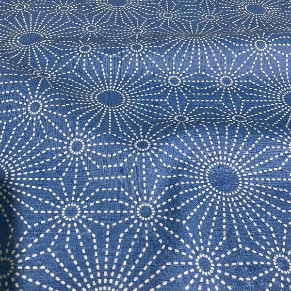 Designtex Stitch Indigo Blue Upholstery Vinyl