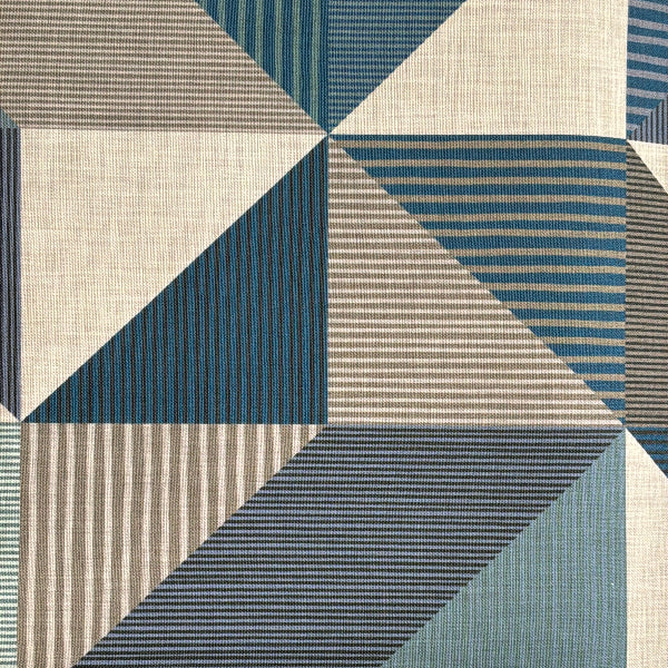 Designtex Tangram Blueprint Geometric Upholstery Vinyl