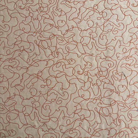Designtex Wire Winsor Orange Upholstery Fabric
