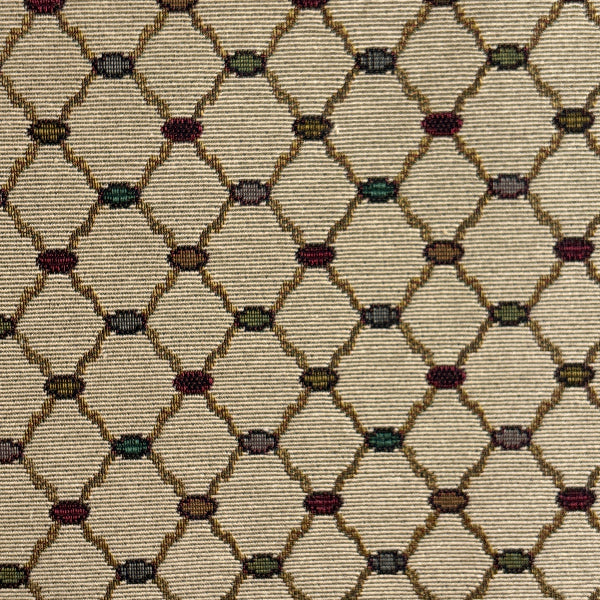 Diamonds and Dots Upholstery Fabric