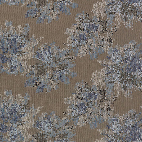 Remnant of HBF Digital Bloom Hydrangea Gray Upholstery Fabric