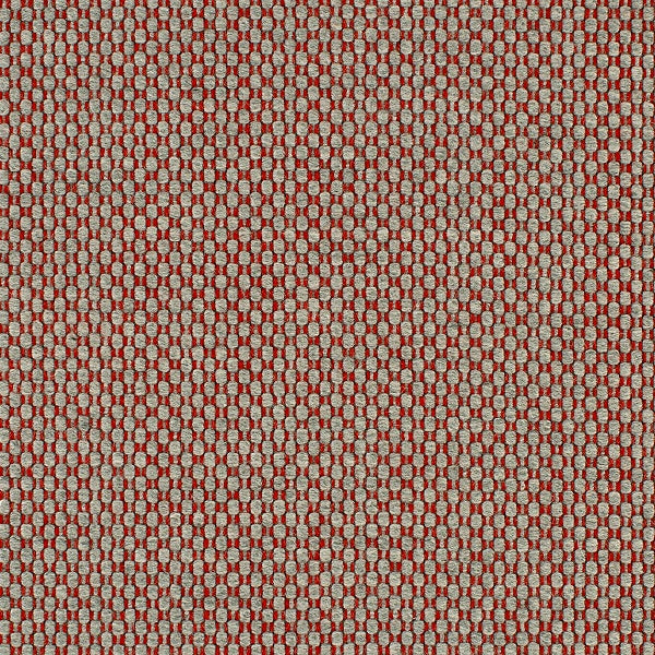 HBF Double Stitch Vermeil Red Gray Wool Upholstery Fabric