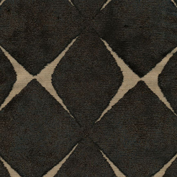 Remnant of Concertex Dynasty Black Upholstery Fabric