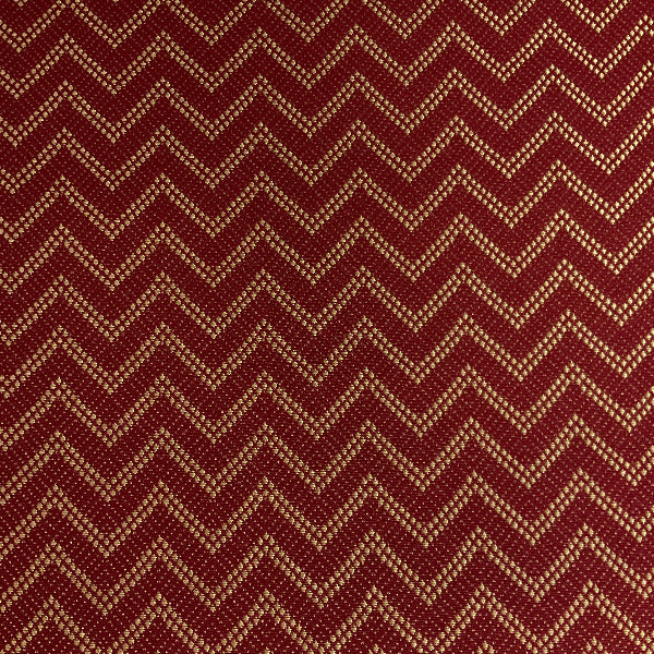 Robert Allen Electrify Bolero Chevron Red Upholstery Fabric