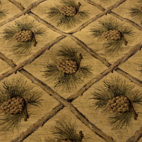 Regal Pinecone Beige Upholstery Fabric