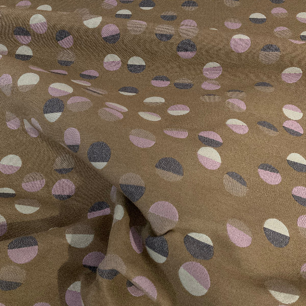 Maharam Confetti Mauve Colorful Dots Upholstery Fabric