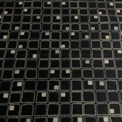 Carnegie Four Square 12 Black Upholstery Fabric