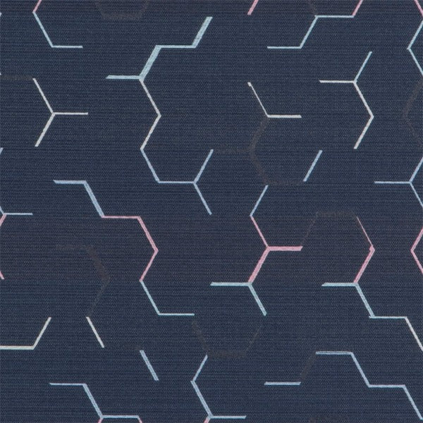 Remnant of Architex Edge Navy Upholstery Fabric