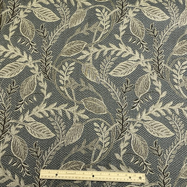 Eponine Slate Upholstery Fabric Yardage
