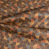 Burch Full Circle Cinnabar Brown Upholstery Vinyl