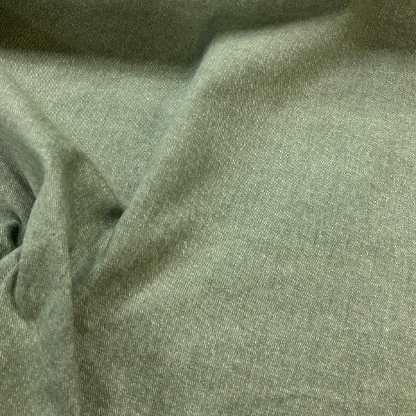 Bloomcraft Green Solid Cotton Print Fabric