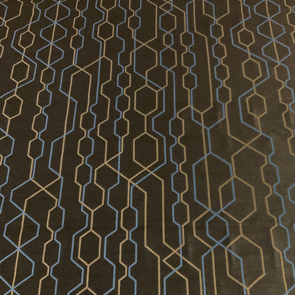 Momentum Story Boardwalk Brown Upholstery Fabric