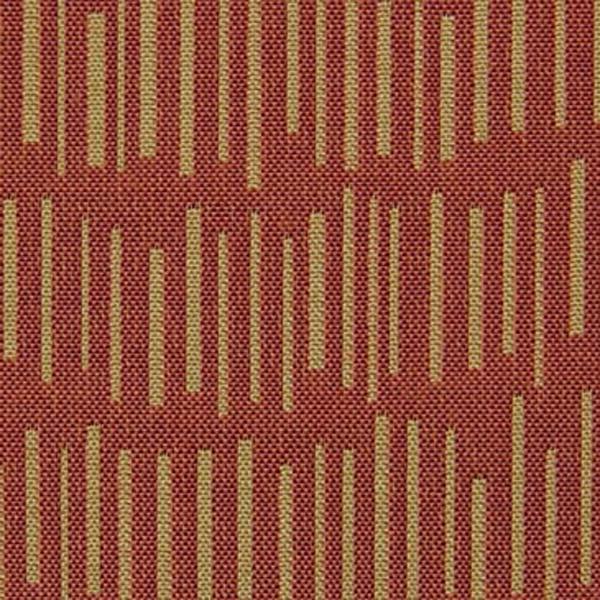 Luna Matchsticks Crown Red Upholstery Fabric