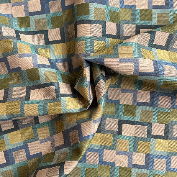 Fabricut Tower Block Glass Upholstery Fabric Yardage