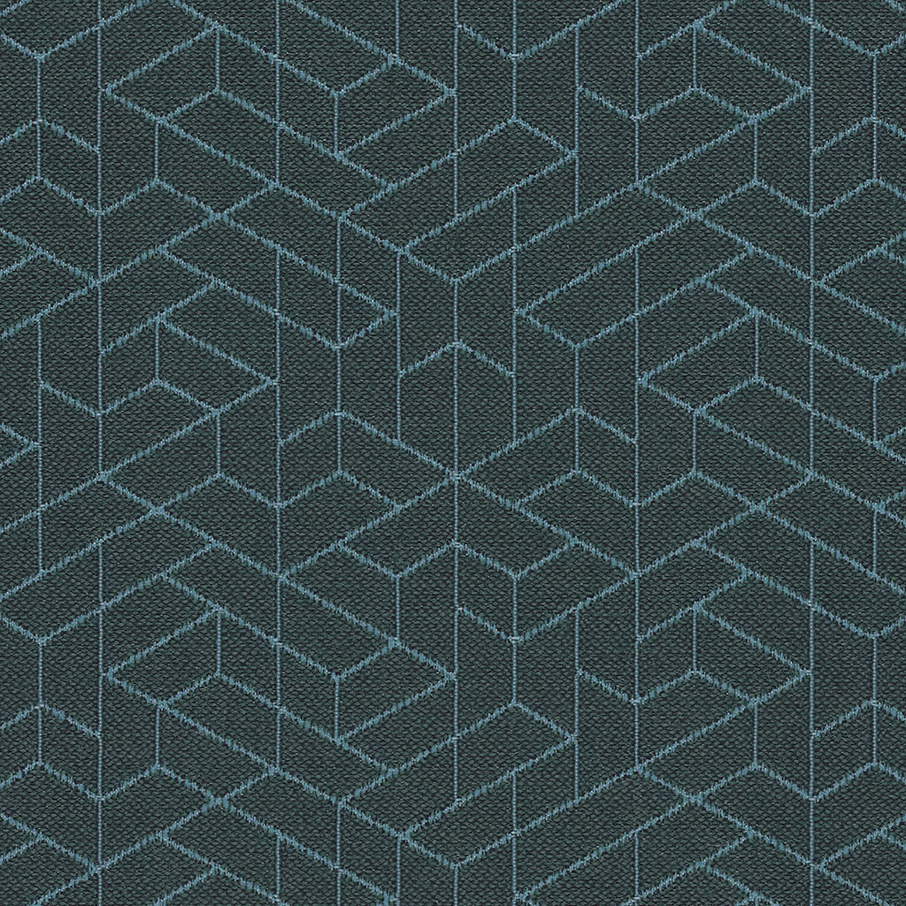 Luum Flexagon Field Blue Upholstery Fabric