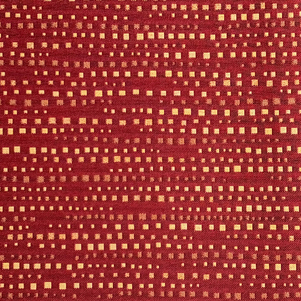 Guilford of Maine Ducks in a Row Red Upholstery Fabric