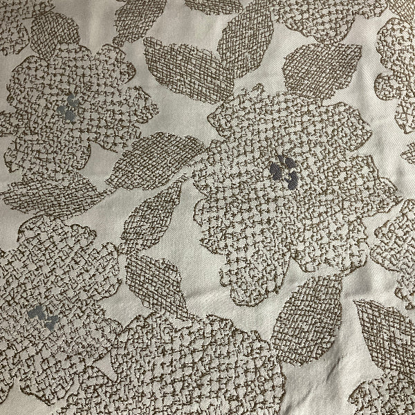 HBF Big Floral Grey on Lavender Upholstery Fabric