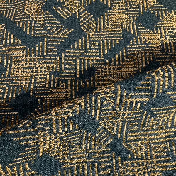 HBF Crosshatch Cloth Squash Modern Black Upholstery Fabric