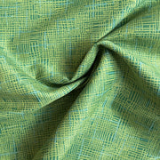 Herman Miller String Plaid Burnt Green Upholstery Fabric Yardage