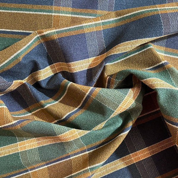 Highland Ridge Forest Plaid Upholstery Fabric Yardage